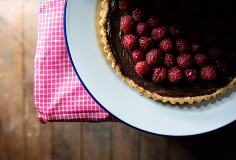 Raspberry and Chocolate Tart, Odgers and McClelland Exchange Stores