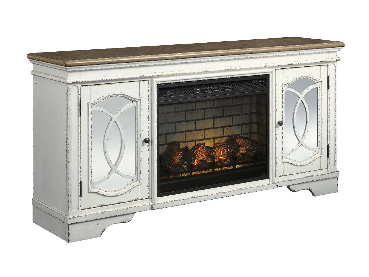 Realyn 74 Tv Stand With Electric Fireplace Calgarys Furniture Store Calgary Fireplaces