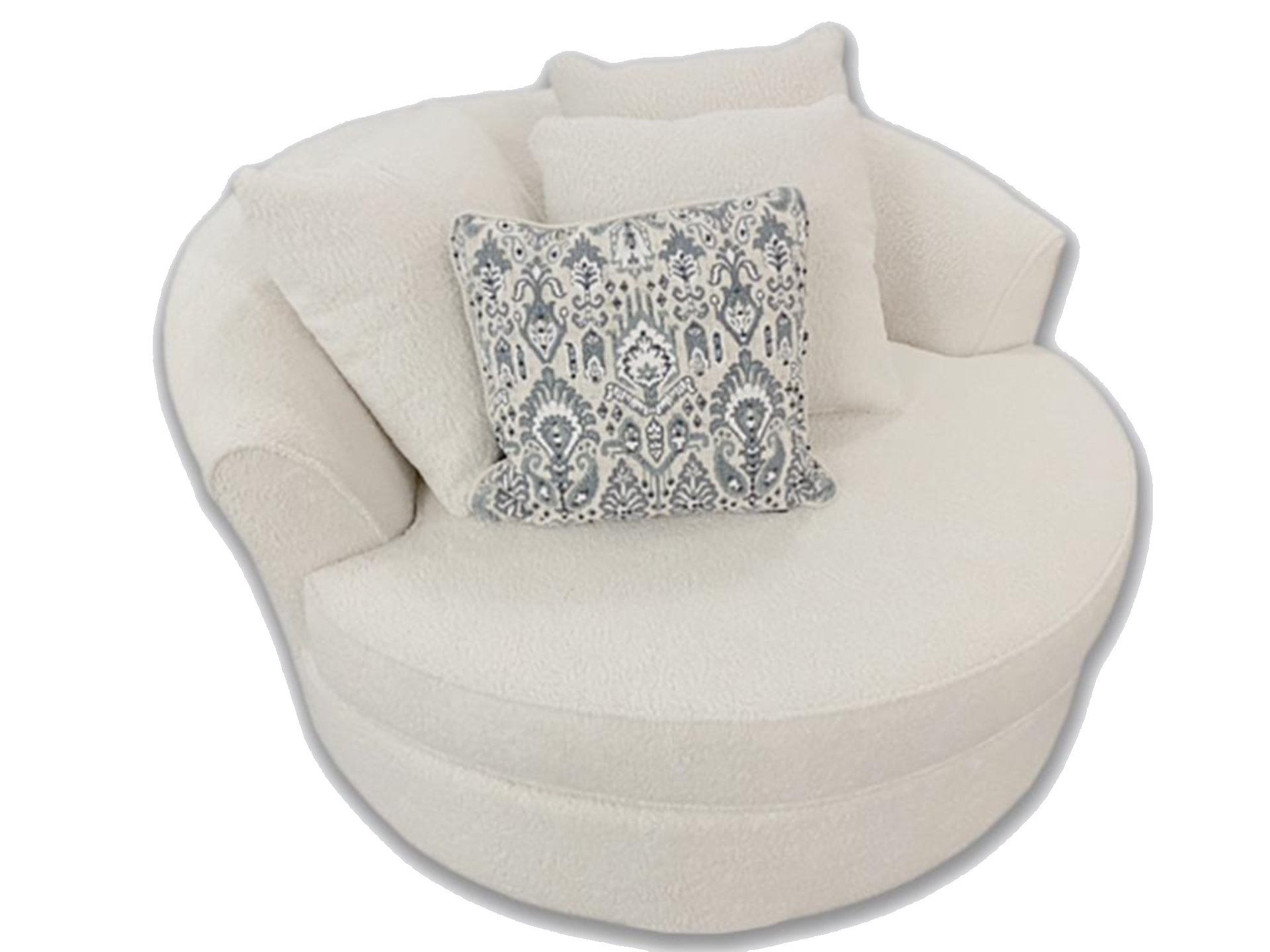 Fuzzy Nest Chair, Made in Canada 🇨🇦 Showhome Furniture Calgary's