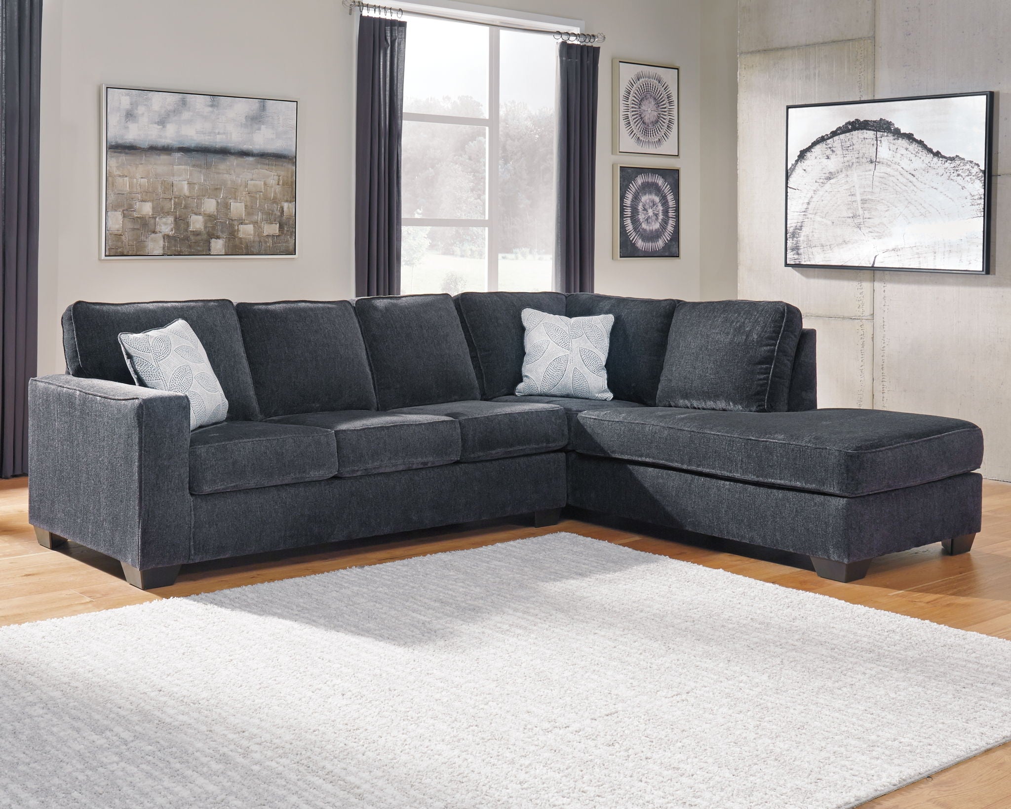 Altari Sectional with Chaise | Showhome Furniture - Calgary's Furniture