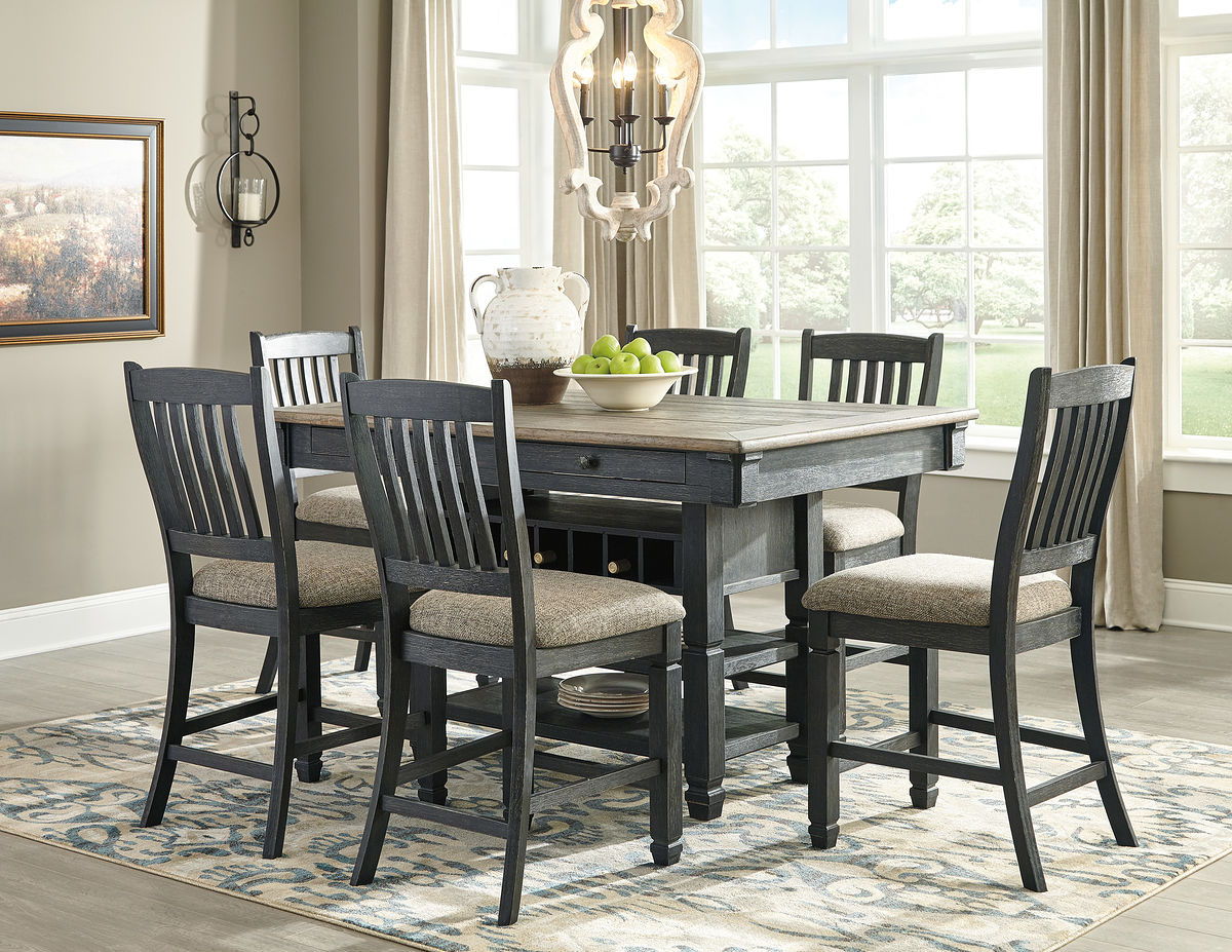 9-Piece Counter Height Dining Room Table