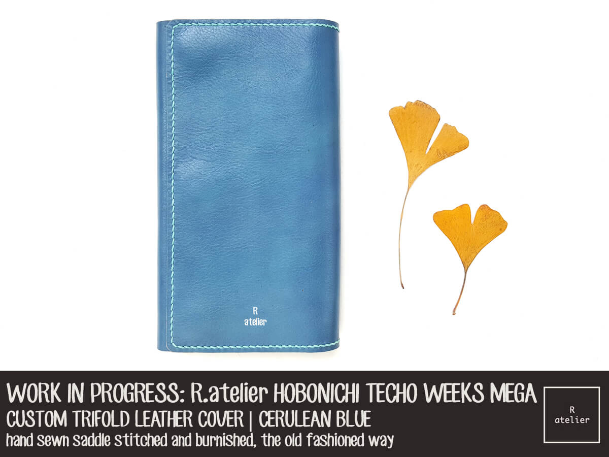 R.atelier Hobonichi Techo Weeks Mega Trifold Planner Leather Cover