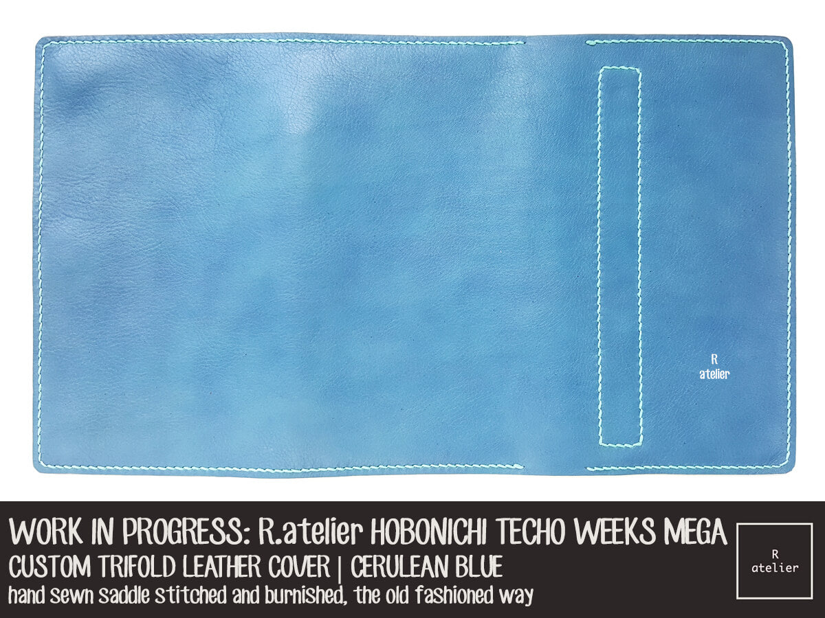 R.atelier Hobonichi Techo Weeks Mega Trifold Planner Leather Cover