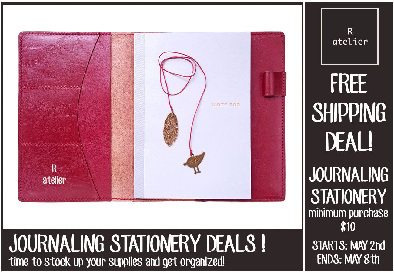 R.atelier FREE SHIPPING Journaling Stationery Deal!