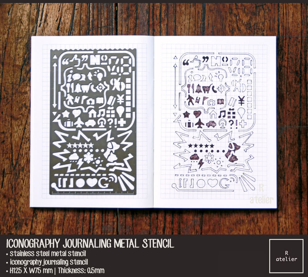 Journaling Metal Stencils