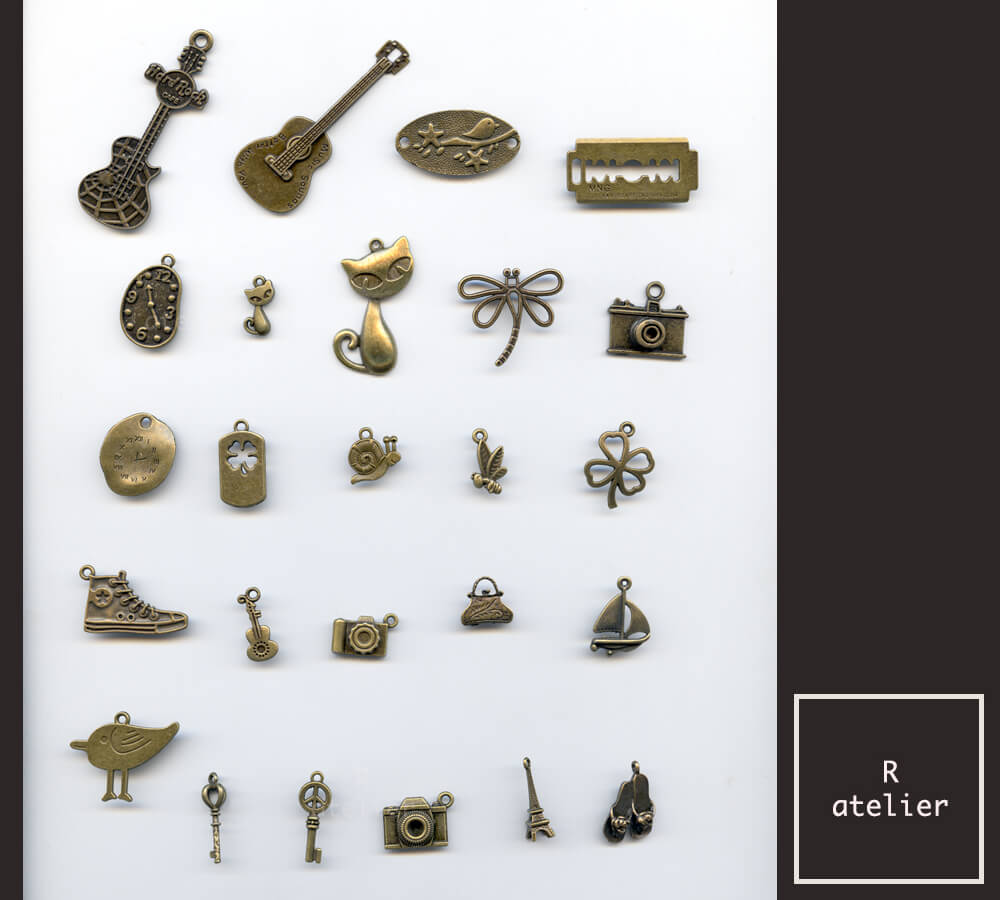 Traveler's Notebook Brass Charms