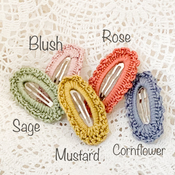 Snap Clip Set  Boho Crochet – Ny and Lu