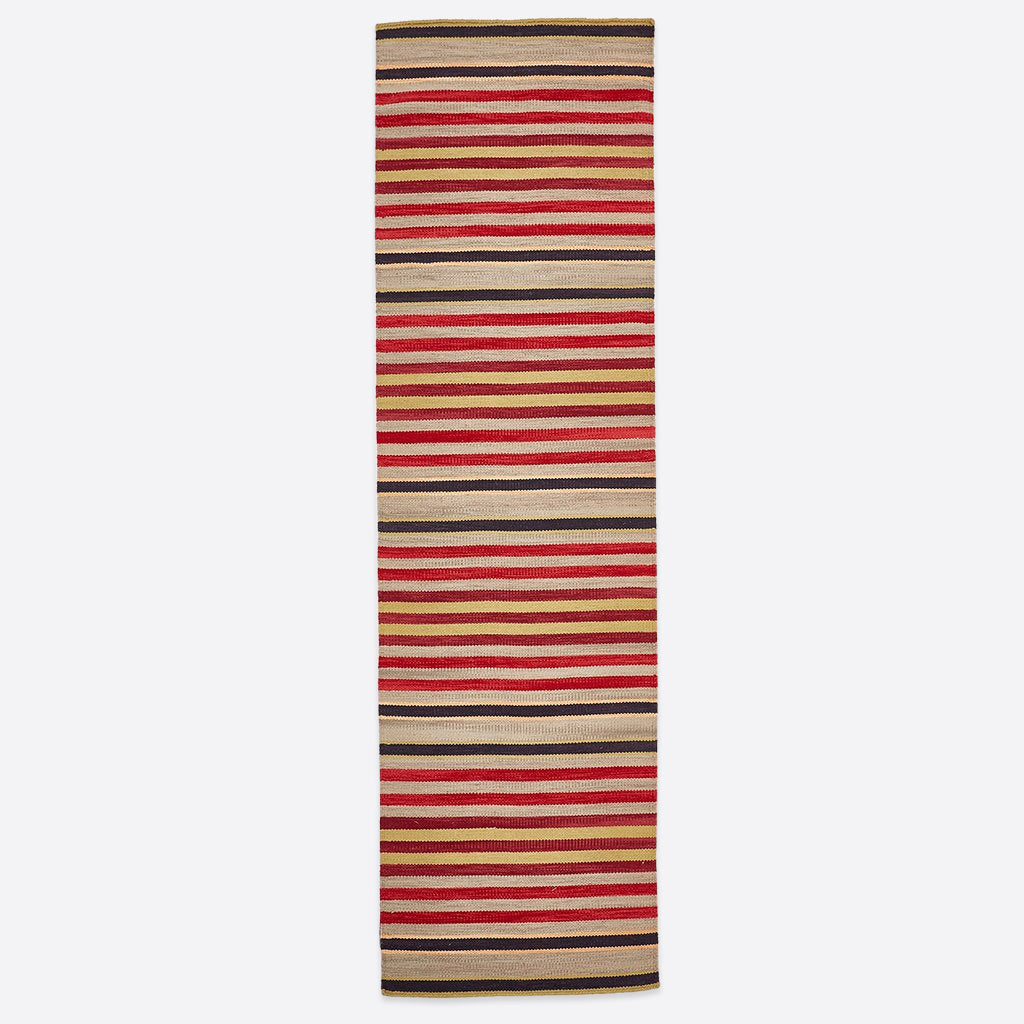 Regimental Stripe Rug | Red Striped Rug | Free UK Delivery – Weaver Green