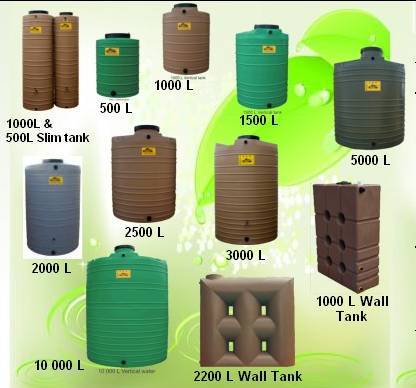 Nel water tanks for rainwater harvesting