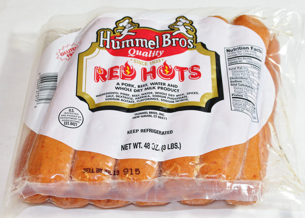 Hummel Bros 3lb Red Hots $10.99 - The Meat King