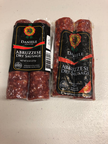 Daniele Abruzzese Dry Sausage 8oz $5.49 – The Meat King