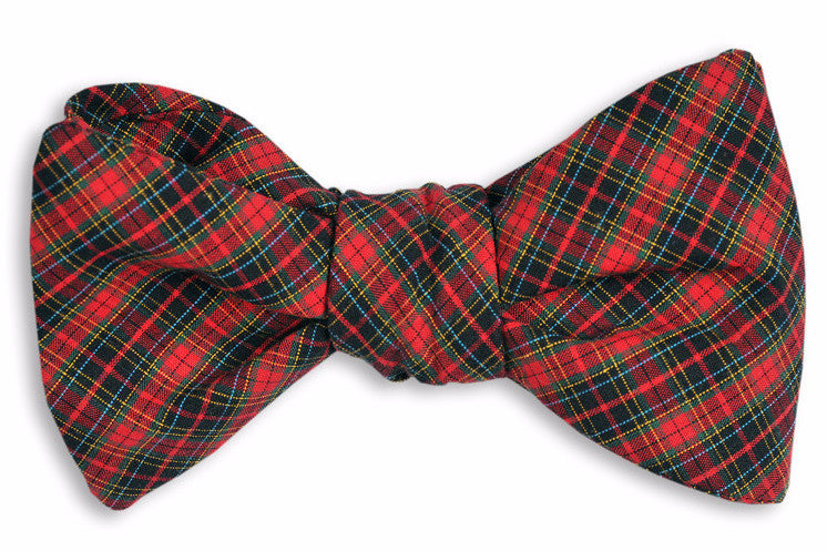 Red, White, and Green Holiday Plaid Pants & Bow Tie – Olive + Peony