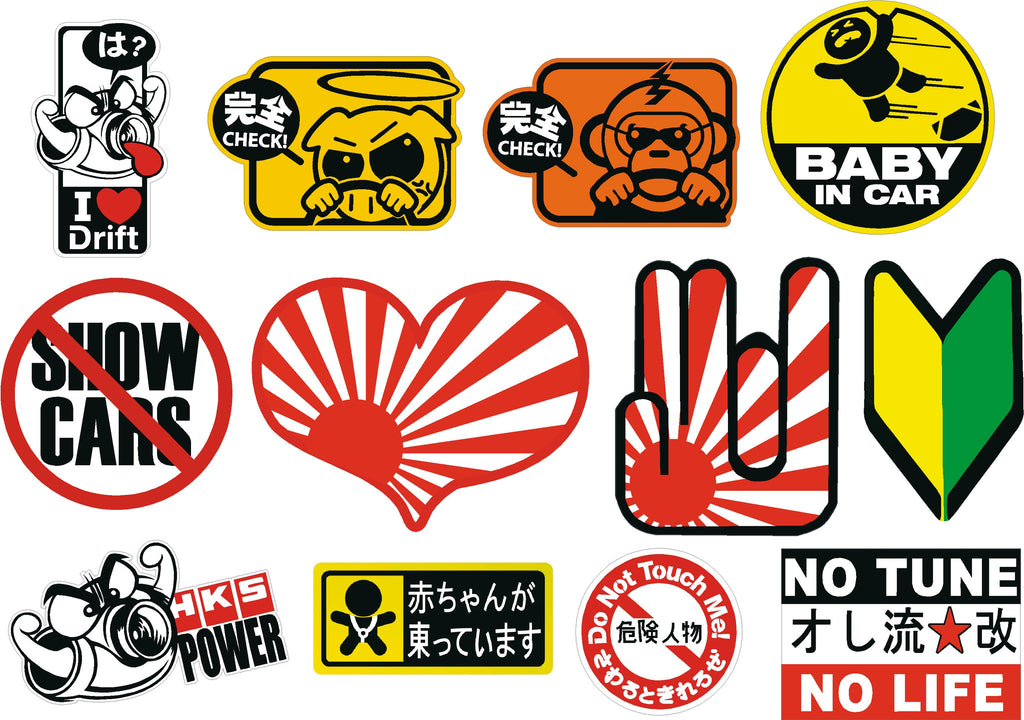 jdm car stickers