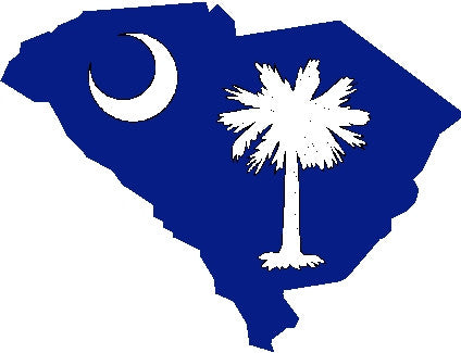 south carolina state flag decal – House Of Grafix