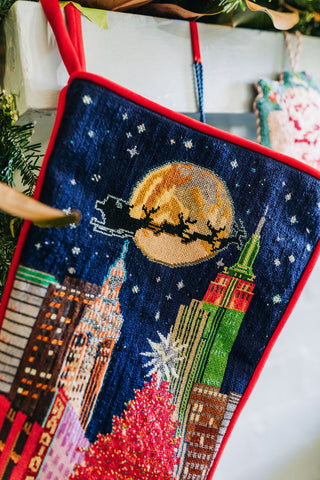 NYC Needlepoint Stocking