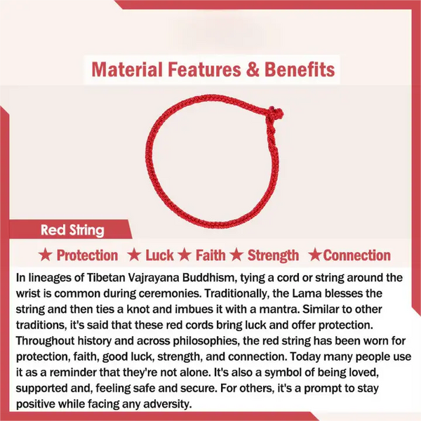 925 Sterling Silver Year of the Rabbit Hetian White Jade Luck Red String Protection Bracelet 9