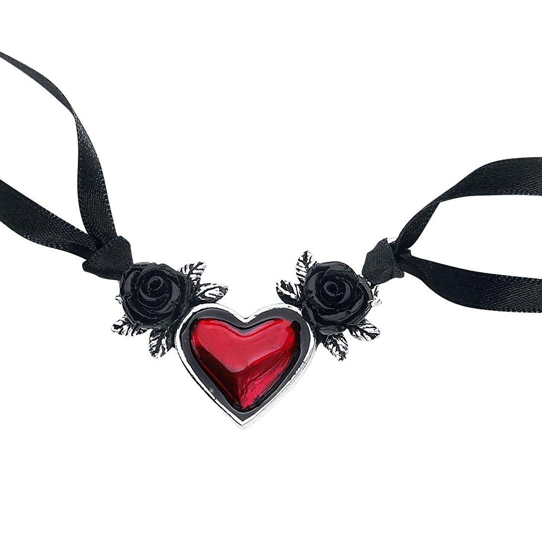 Alchemy Gothic Blood Heart Pendant Necklace