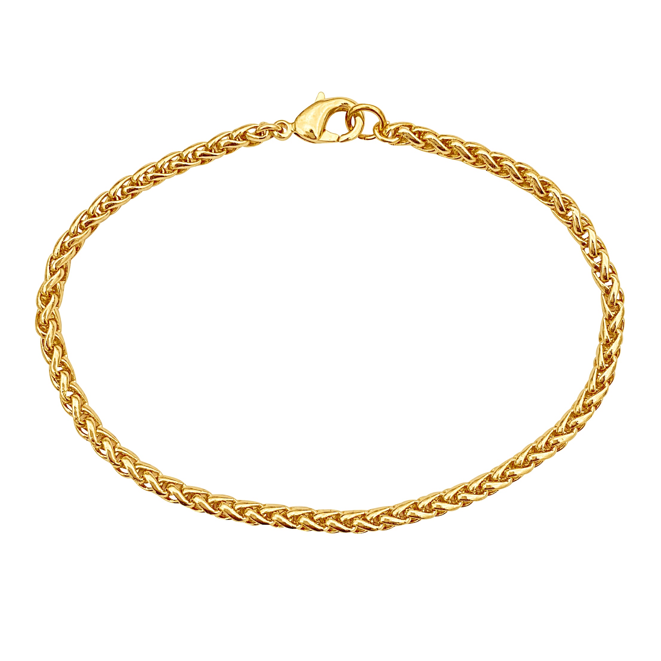 gold thick bracelet