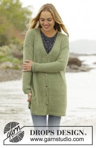 modello cardigan drops