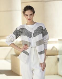 cardigan a righe