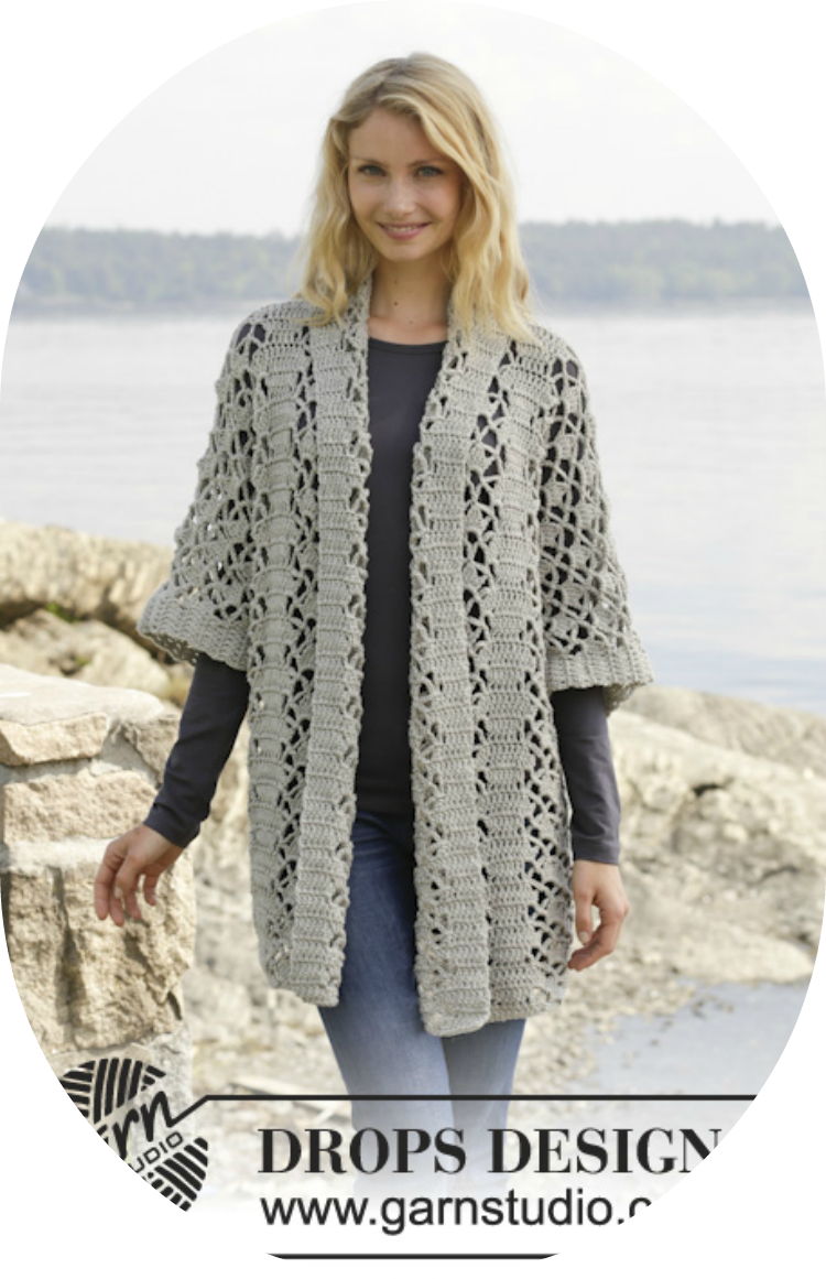 cardigan all'uncinetto