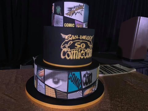 The cake from the SDCC 50th anniversary party!