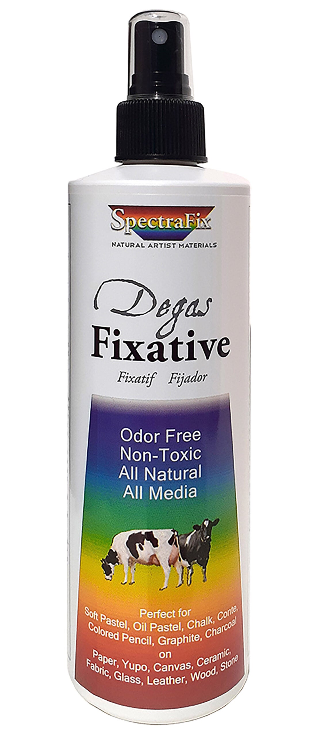 Spectrafix Degas Pastel Fixative Spray Bottle 10 oz Aerosol Spray