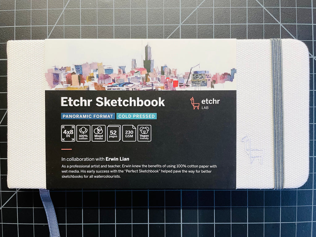 The Best Sketchbook? Etchr Sketchbook Review - 100% Cotton Watercolour  Paper 