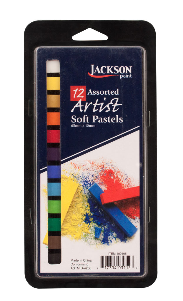Jack Richeson Soft Handmade Pastels for Professional Artists, Assorted Set  of 36