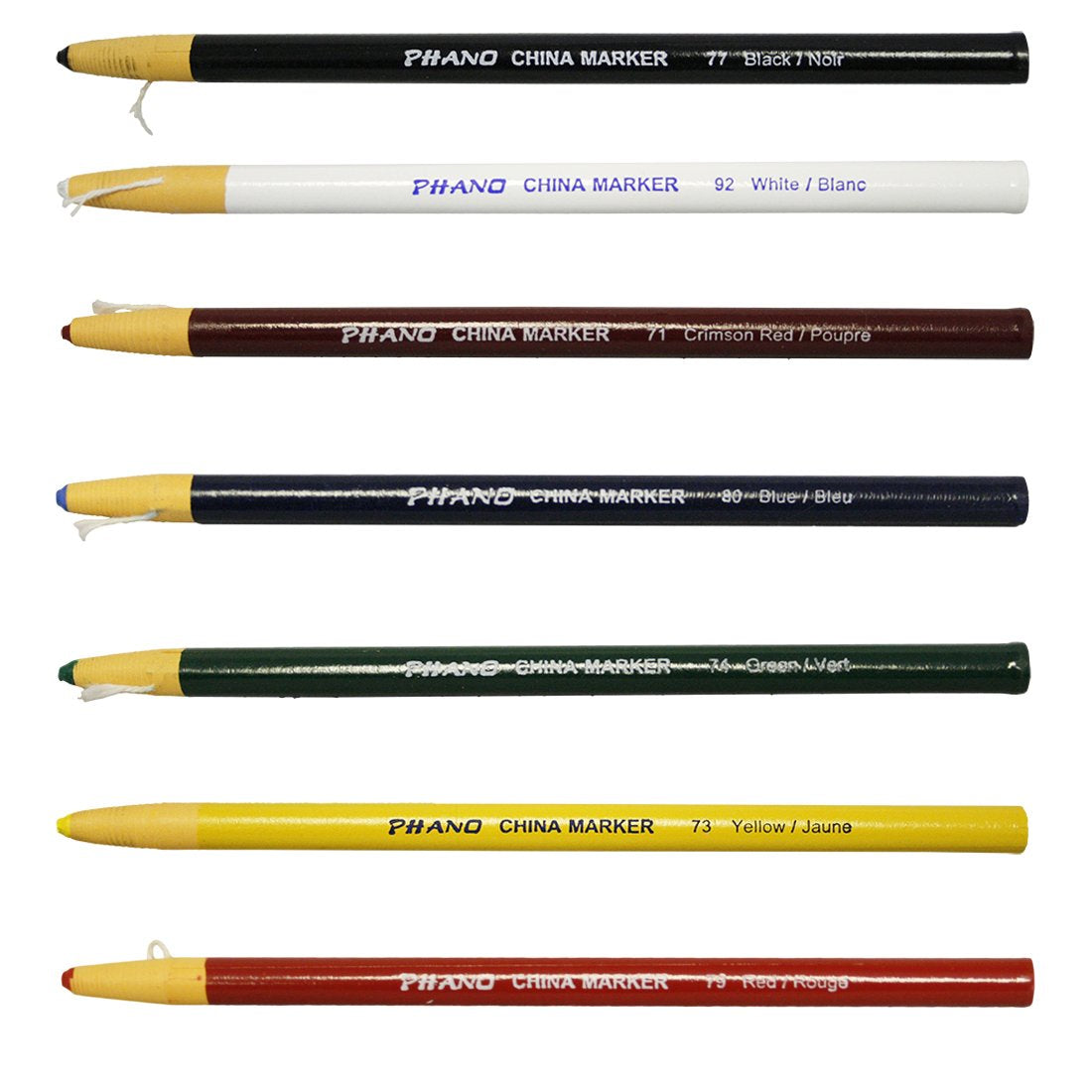 Crayon China Marker de Dixon, Crayon pour surfaces lisses