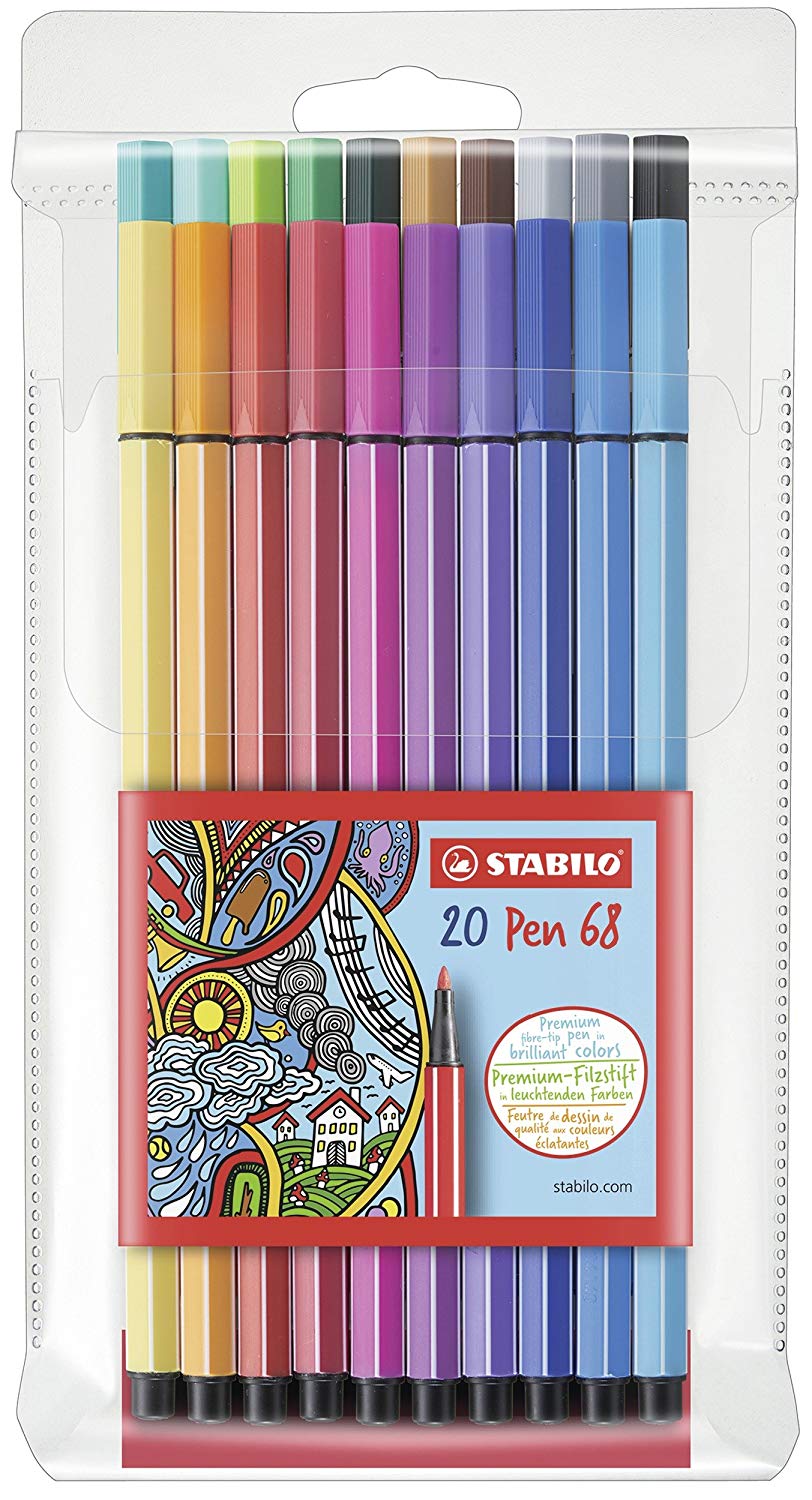 Staedtler Marqueurs Magiques - 12 pces - Feutres fibre - 1 mm