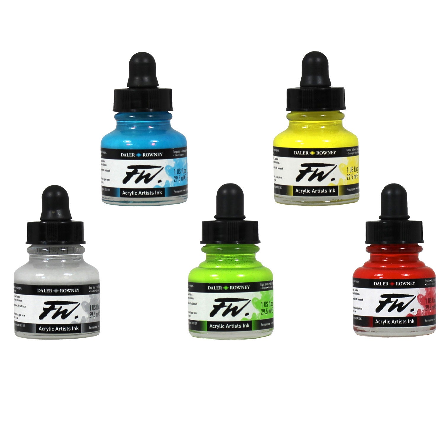 Daler Rowney Black India Ink 29.5ml - The Color Factory