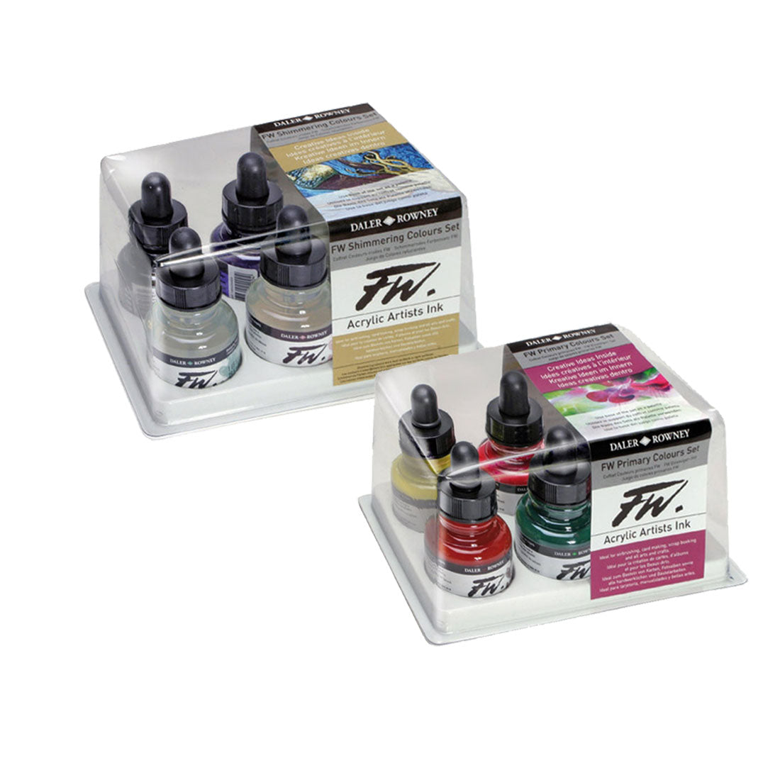 FW PEARLESCENT ACRYLIC INK 6/SET - 5011386126142