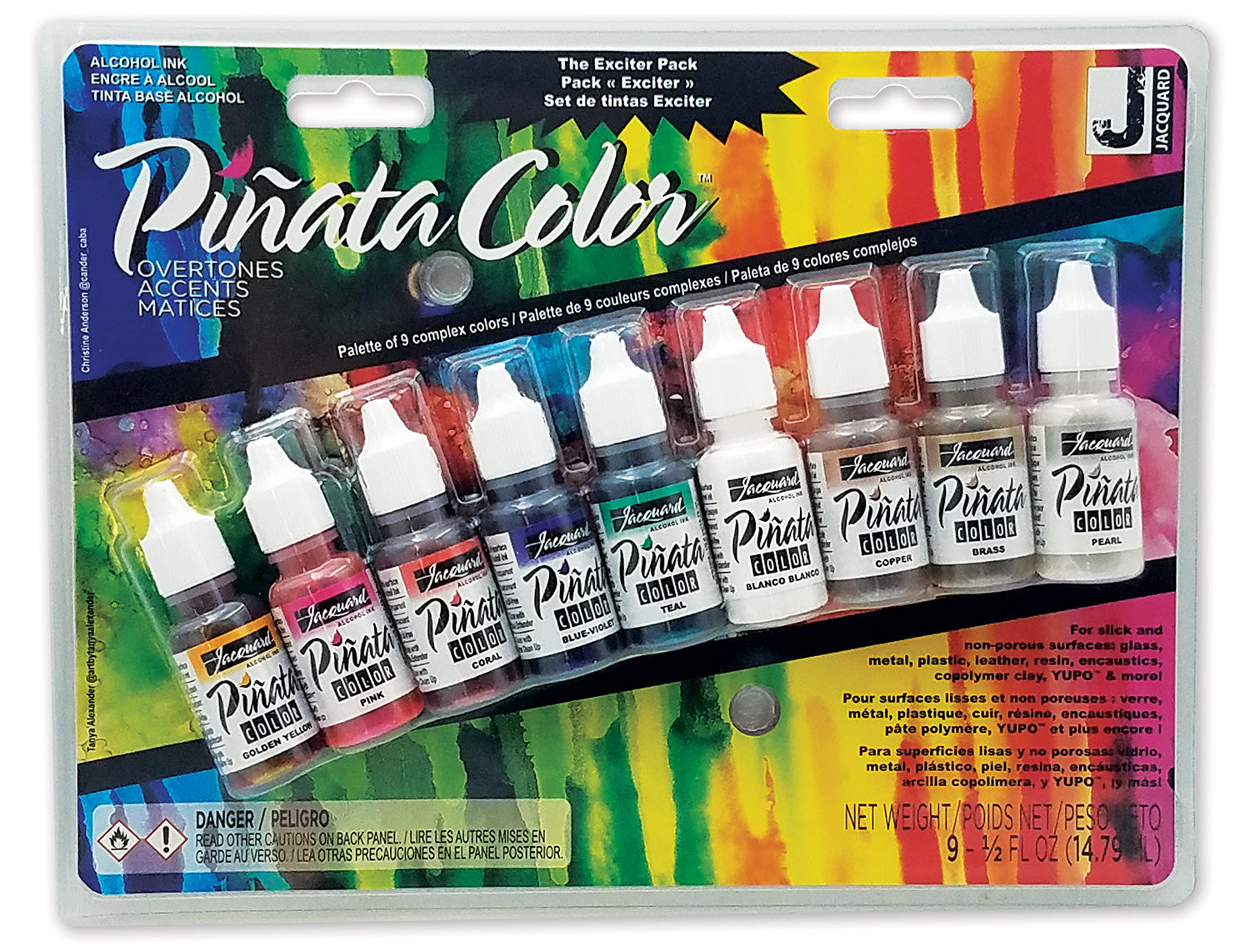 JACQUARD PINATA Alcohol Inks 31 Bottles 118ml Glass Resin Art Wood Clay  Leather