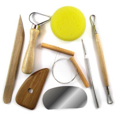 National Artcraft Potter's Tool Kit Contains 8 Essential Tools for