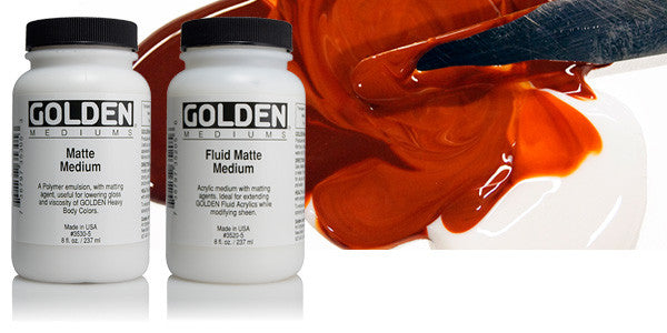 GOLDEN Color Pouring Mediums in Gloss or Matte – ARCH Art Supplies