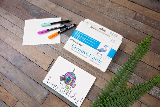 Strathmore Announcement Size Watercolor Cards 
