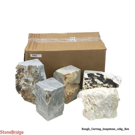  Soapstone Blocks for Carving 35-40lb raw Soapstone