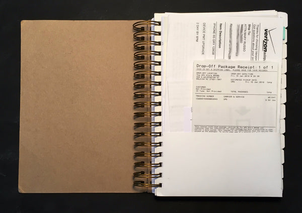 UPstudio Planner has a double sided folder!