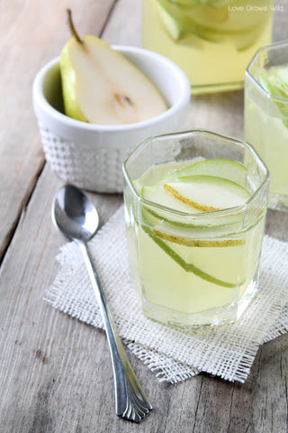 Apple and Pear White Wine Sangria - Love Grows Wild