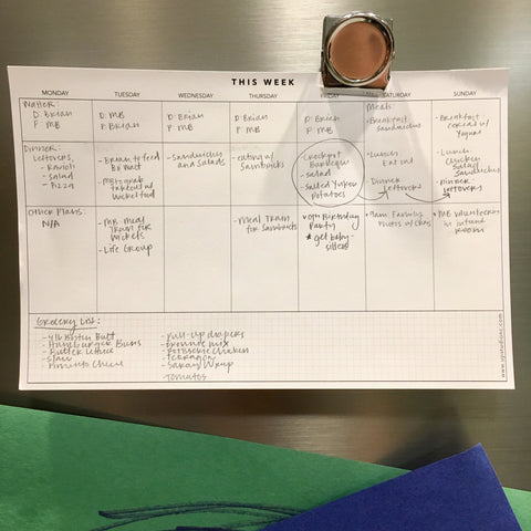 How MB Uses her UPstudio Weekly Planning Notepad