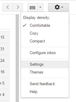 Settings Screen, UPstudio, Business E-mail with Gmail