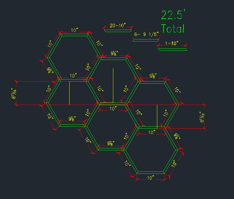 UPstudio - DIY Honeycomb Shelf Plan