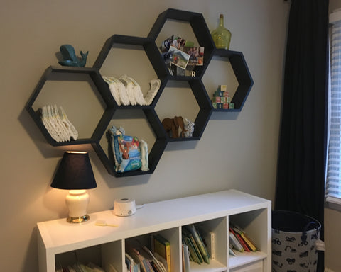 UPstudio - DIY Honeycomb Shelf