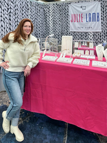 Julie Lamb at Vogue Knitting Show