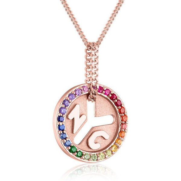 Louis Vuitton Chain Necklace Engraved Monogram Colors Black/Gold/Multicolor  in Metal with Black/Gold/Multicolor - US