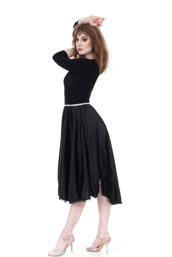 Poema Tango Clothes | ink scrunched floaty skirt – Poema