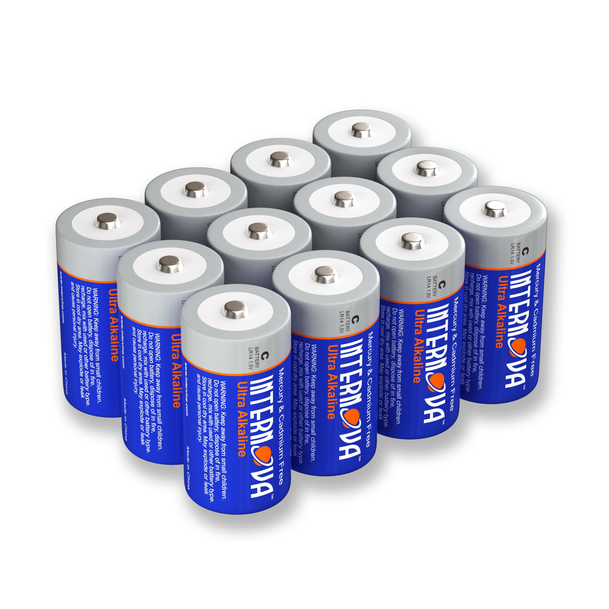 Internova Ultra Alkaline C Batteries Lr14 1 5v Cell High Performance