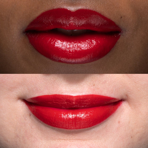 Natural, super moisturizing, vegan lipsticks that are long-lasting and pigmented with fruit.