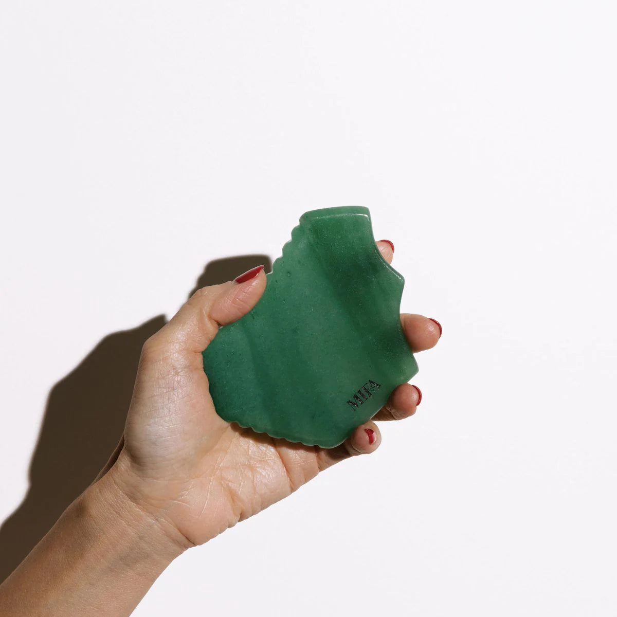 Aventurine Gua Sha Tool from MIFA sold at The Green Kiss